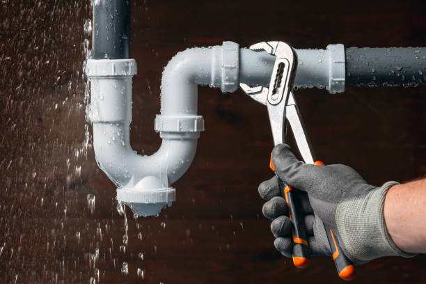 Professional Sewer Line Repair technician working in Pfafftown, NC